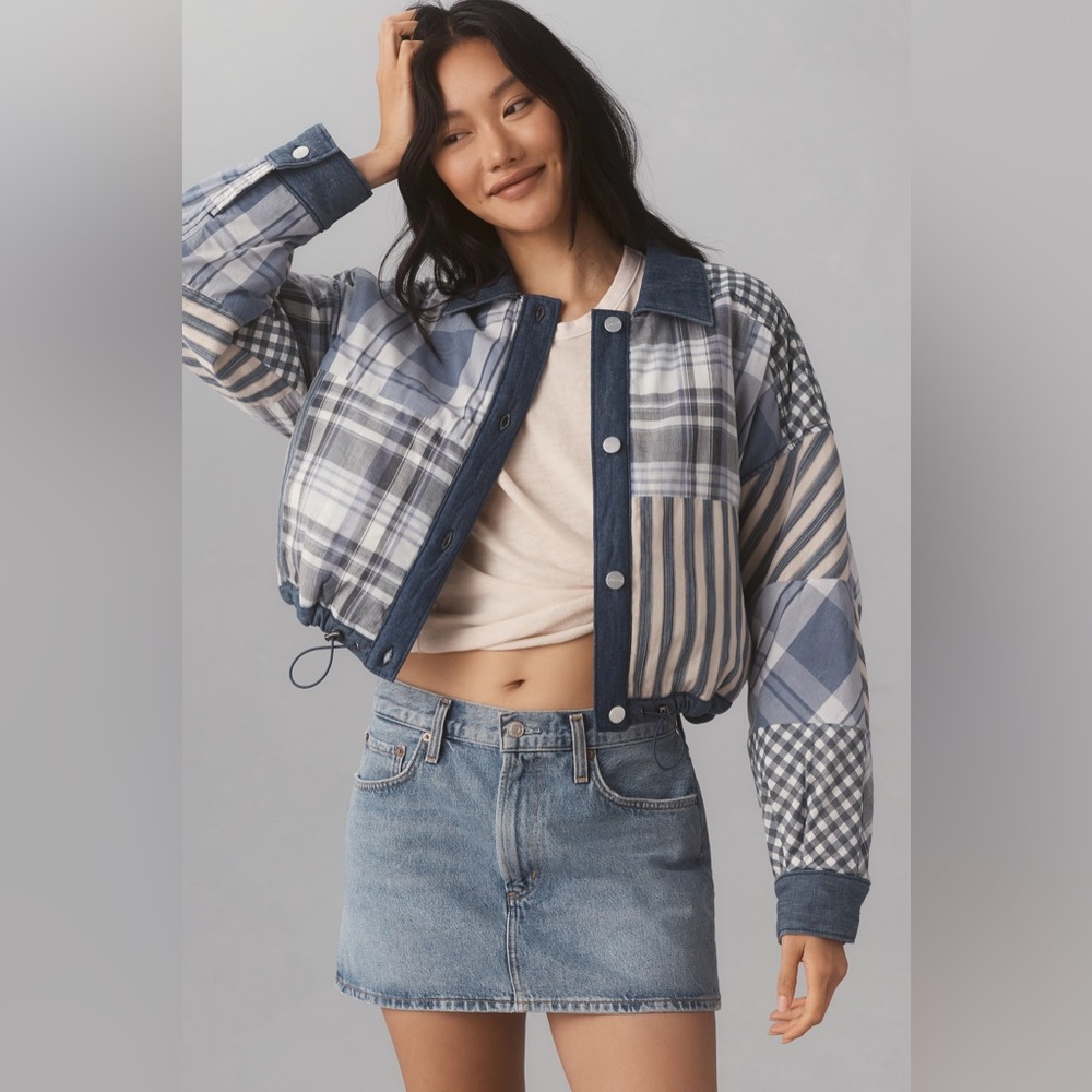 Pilcro Patchwork Jacket